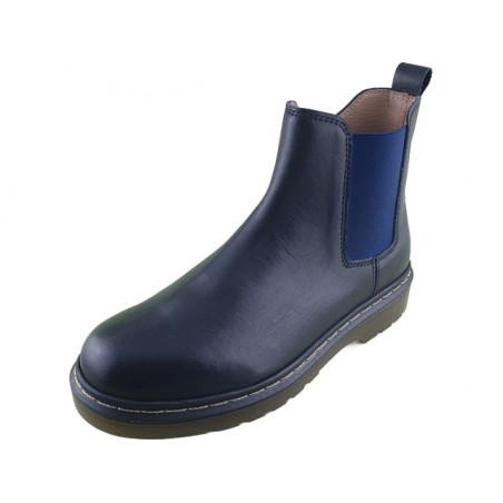748 vitello nero elastico blu